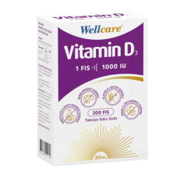 Wellcare Vitamin D3 1000 IU 30 ml - Wellcare