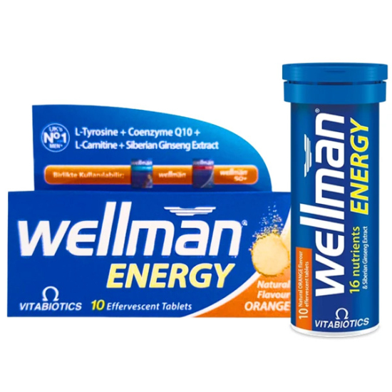 Wellman Energy 10 Efervesan Tablet - 1