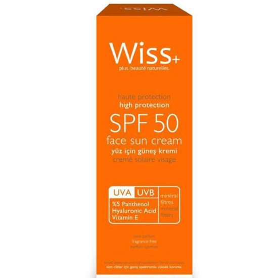 Wiss Plus Güneş Kremi Yüz İçin SPF50 50 ml - 1