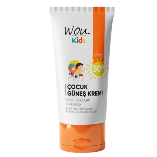 Wou World Of Unique Kids Yüksek Koruma Etkili SPF50+ Çocuk Güneş Kremi 50 ml - 1