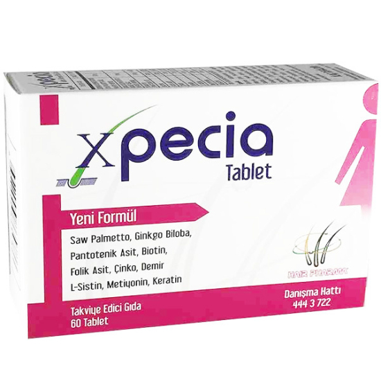 Xpecia Bayanlar İçin 60 Tablet Kapsül Gıda Takviyesi - 1