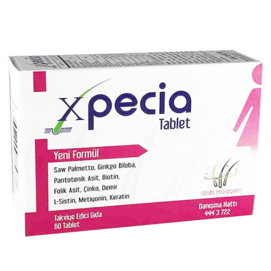 Xpecia Bayanlar İçin 60 Tablet Kapsül Gıda Takviyesi - 1