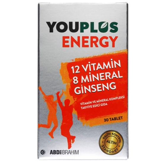 Youplus Energy Vitamin Mineral Kompleksi 30 Tablet - 1
