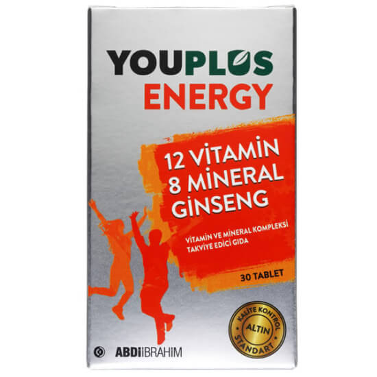 Youplus Energy Vitamin Mineral Kompleksi 30 Tablet - 1