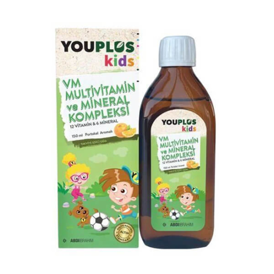 Youplus Kids VM Multivitamin ve Mineral Kompleksi 150 ml - 1