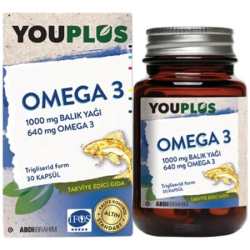 Youplus Omega 3 30 Kapsül - Abdi İbrahim