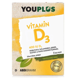 Youplus Vitamin D3 400IU Oral Sprey 20 ml - Abdi İbrahim