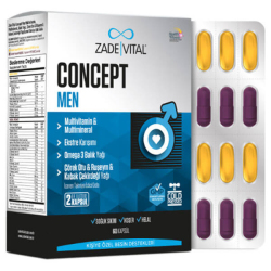 Zade Vital Concept Men 60 Kapsül - Zade Vital