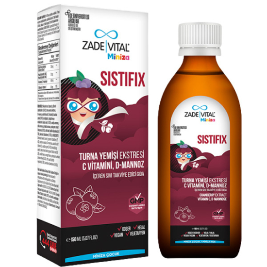 Zade Vital Miniza Sistifix Sıvı Takviye Edici Gıda 150 ml - 1