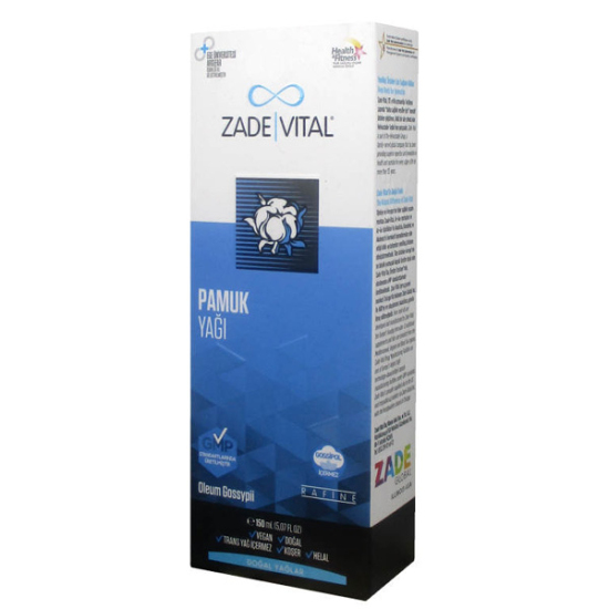 Zade Vital Pamuk Yağı 150 ml - 1