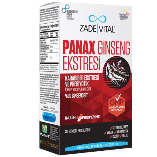 Zade Vital Panax Ginseng Extract 30 Kapsül - 2