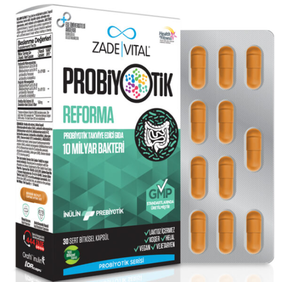 Zade Vital Probiyotik Reforma 30 Kapsül - 1