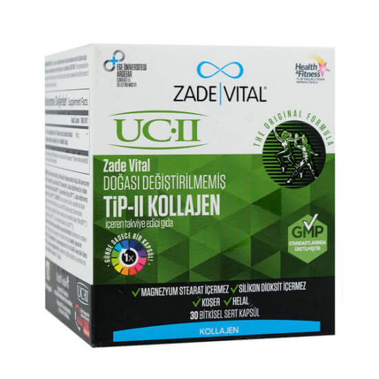 Zade Vital UC II Tip 2 Collagen 30 Kapsül - 1