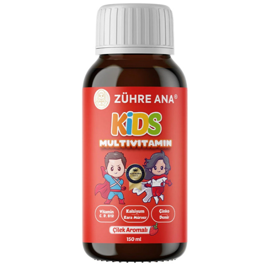 Zühre Ana Kids Multivitamin Şurup Çilekli 150 ml - 1